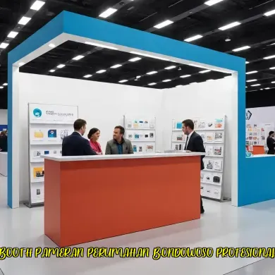 booth pameran perumahan bondowoso profesional